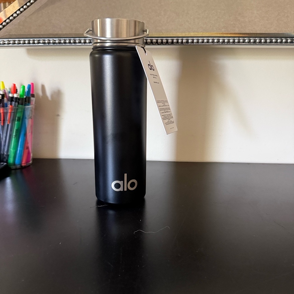 ALO Yoga Black Water Bottle